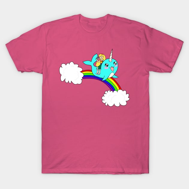 Star Butterfly: Rainbow Slide T-Shirt by LunaHarker